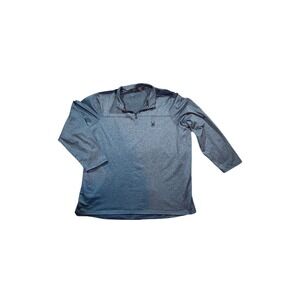 Spyder Active‎ Mens Long Sleeve Gray 1/4 Zip Up Pullover Size XXL